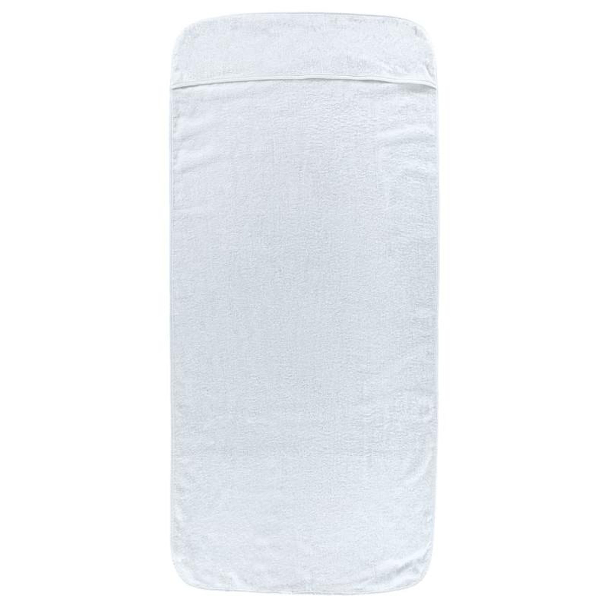 Voir la diapositive 3 : VIDAXL Serviettes de plage 2 pcs blanc 60x135 cm tissu 400 GSM