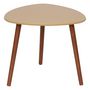 Voir la diapositive 5 : ATMOSPHERA Lot de 3 tables d'appoint design Mileo - Vert, ocre et blanc