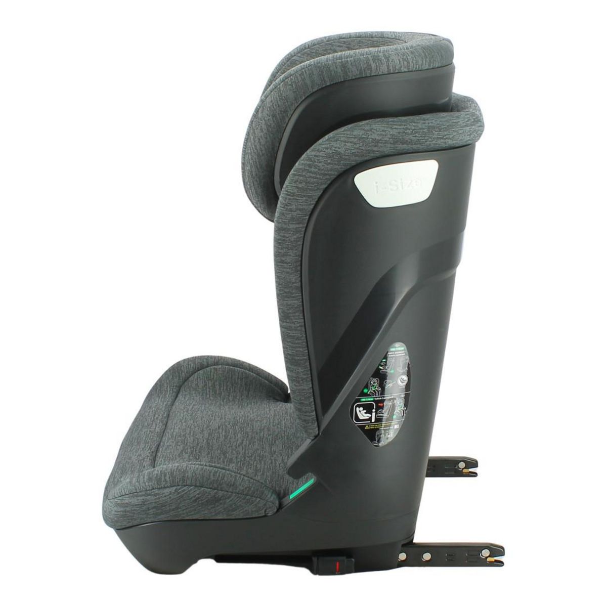 NANIA Migo Siège auto réhausseur enfant Mylo inclinable ISOFIX I-size 100-150cm- groupe 2/3 (15-36kg)- Fixations Isofix ou ceinturé