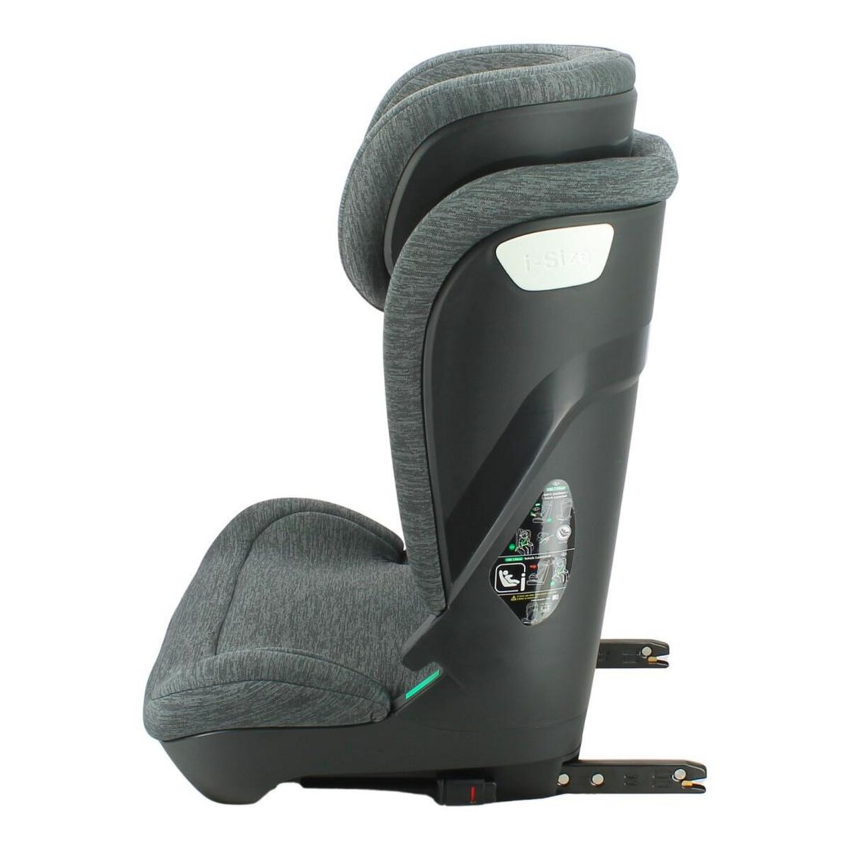 NANIA Migo Siège auto réhausseur enfant Mylo inclinable ISOFIX I-size 100-150cm- groupe 2/3 (15-36kg)- Fixations Isofix ou ceinturé