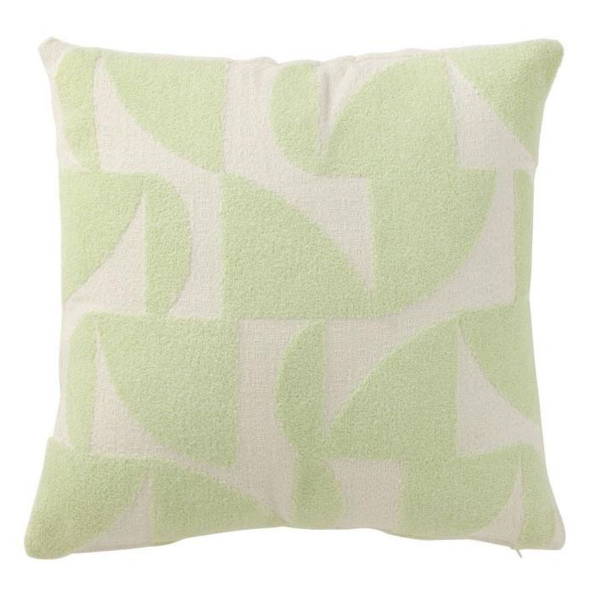 Paris Prix Coussin Déco  Géométrique  43x43cm Vert Menthe