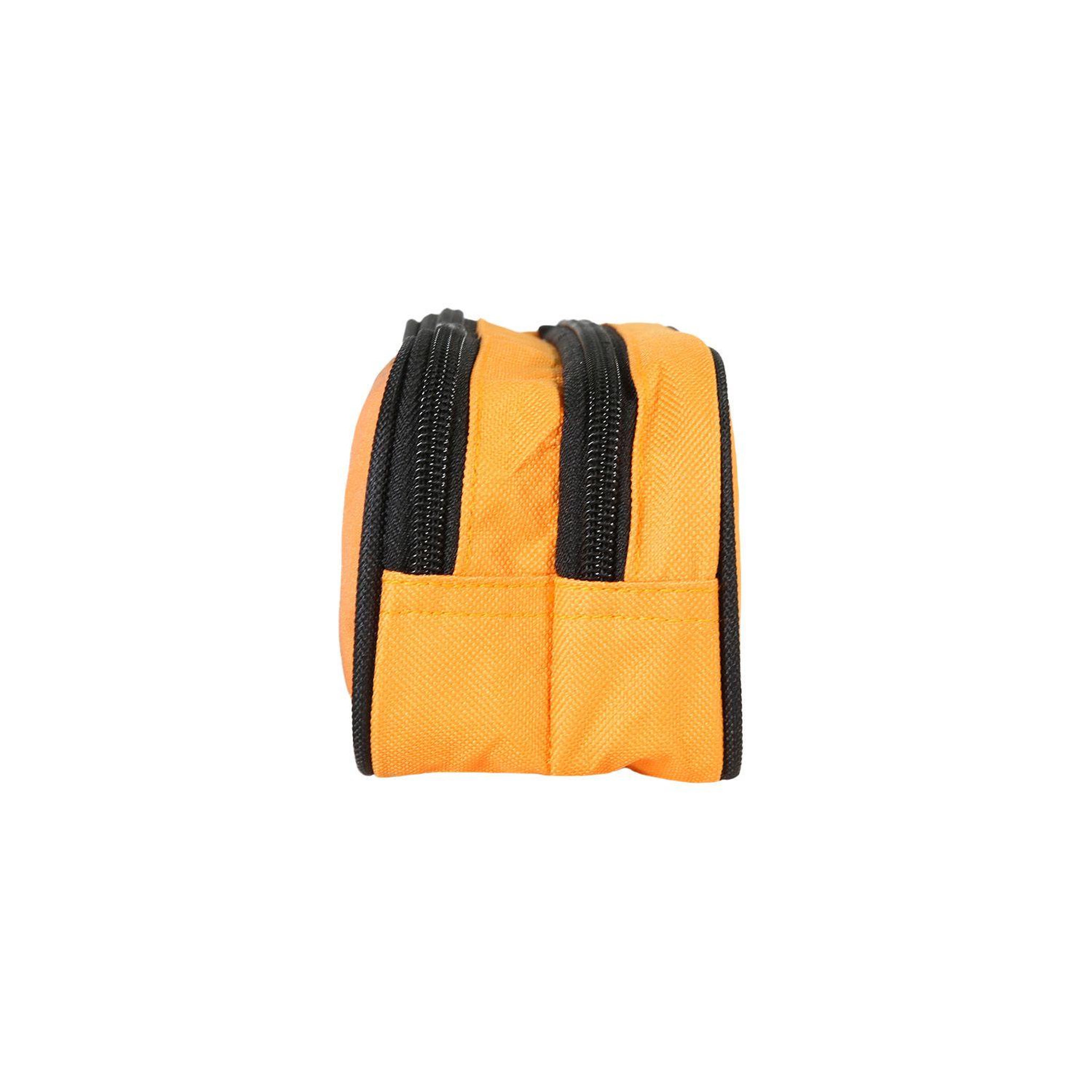 Voir la diapositive 3 : Bagtrotter Bagtrotter - Le Roi Lion - Trousse Scolaire Rectangulaire - Orange - 2 Compartiments Zippés - 23x7x10cm - Matière Polyester - Accessoire et Papeterie Scolaire