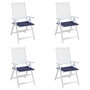 Voir la diapositive 5 : VIDAXL Coussins de palette lot de 4 bleu marine 40x40x3cm tissu oxford