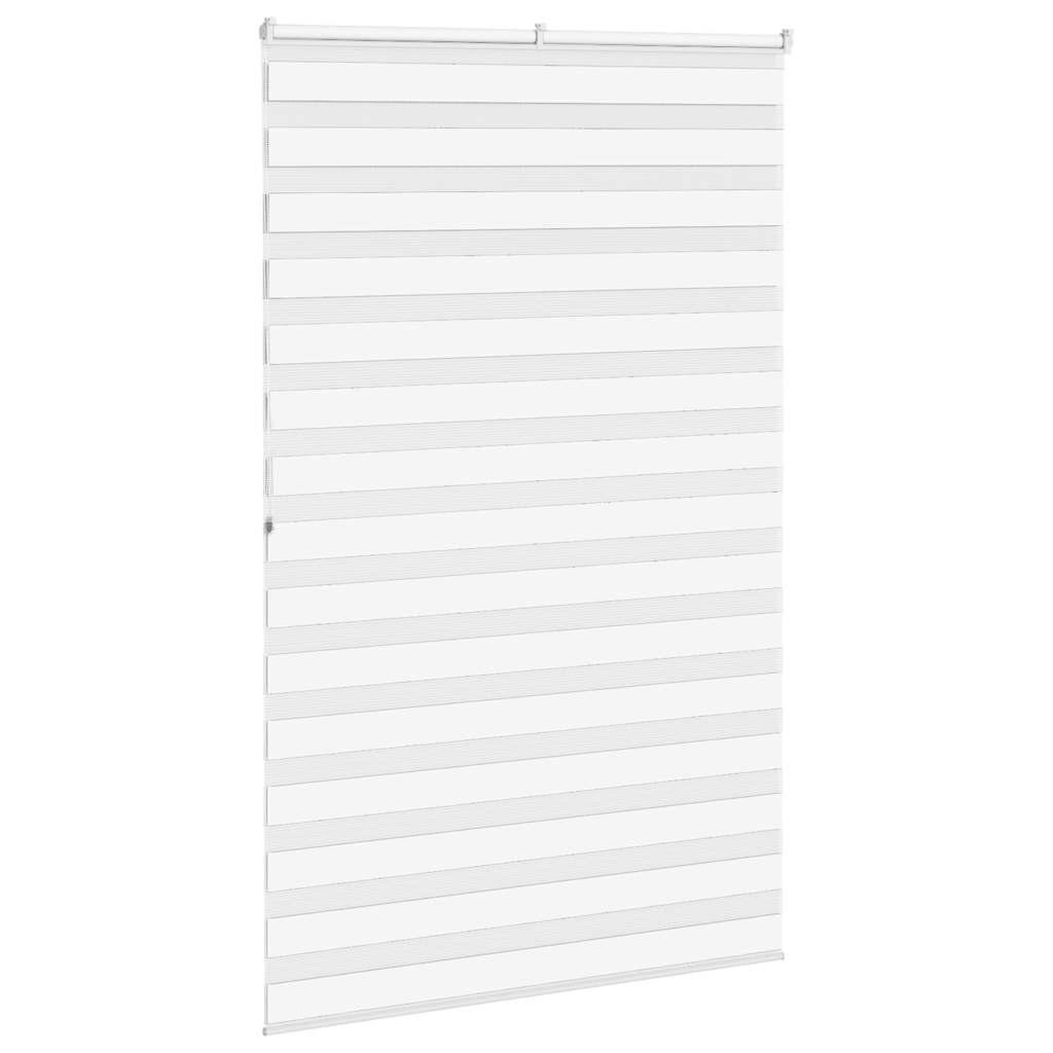 Voir la diapositive 4 : VIDAXL Store zebre blanc 150x200 cm largeur du tissu 145,9cm polyester