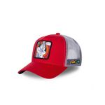 CAPSLAB Casquette trucker enfant Looney Tunes Bugs Bunny Capslab. Coloris disponibles : Rouge