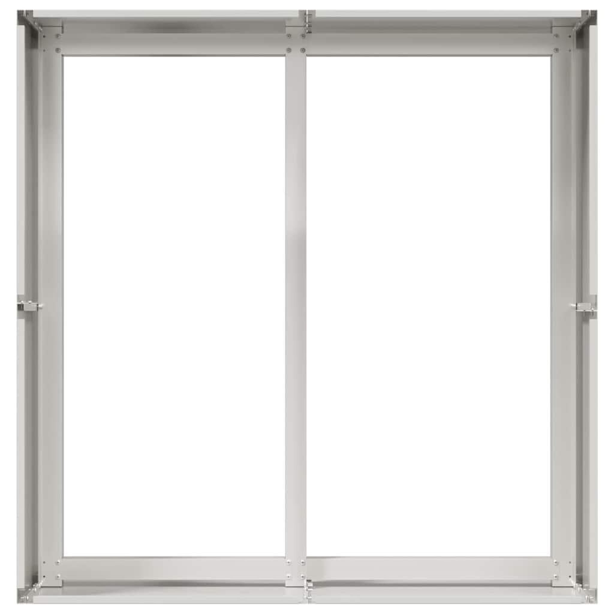 Voir la diapositive 5 : VIDAXL Jardiniere 80x80x40 cm acier inoxydable