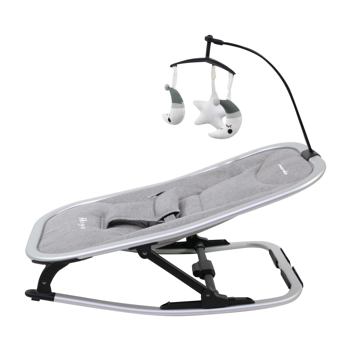 MIGO Transat HUGO 0-6 mois - 9 Kg max - Position fixe ou balancelle - Pliable