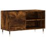 Voir la diapositive 2 : VIDAXL Armoire a disques chene fume 85x38x48 cm bois d'ingenierie
