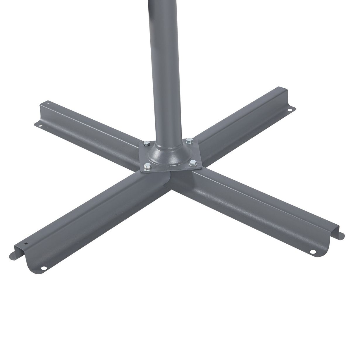 GARDENSTAR Parasol déporté rond D3 x H2.45 m terracotta LEA