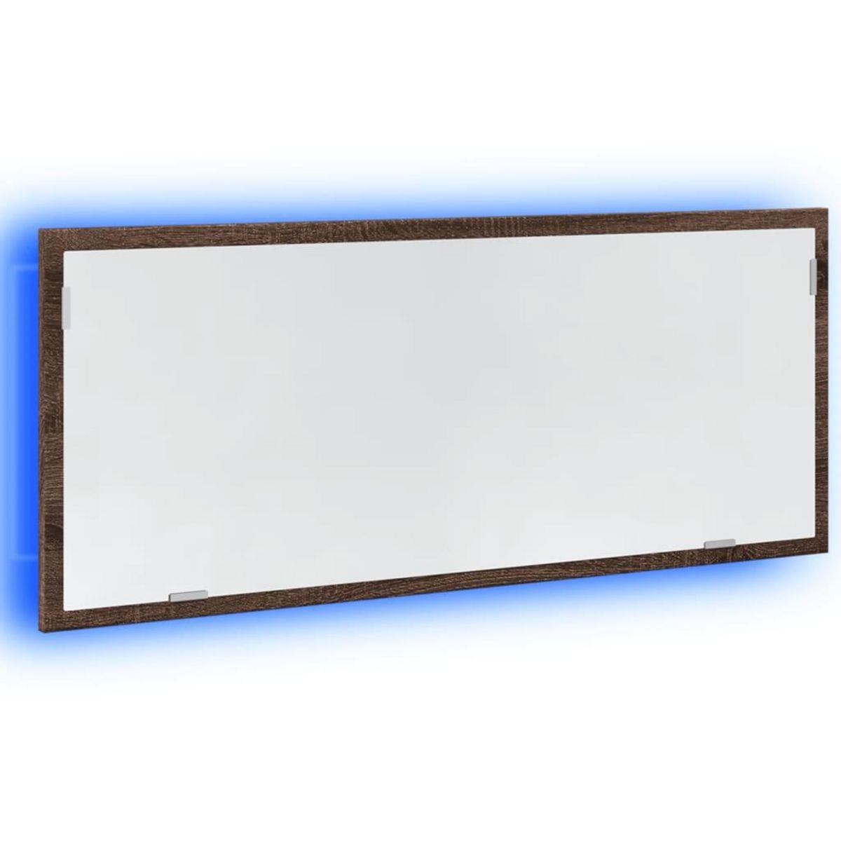 VIDAXL Miroir de salle de bain a LED chene marron bois d'ingenierie