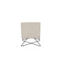 Voir la diapositive 6 : Paris Prix Fauteuil & Pouf Design Bouclette  Laconia  88cm Blanc