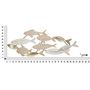Voir la diapositive 6 : Paris Prix Décoration Murale en Métal  Fishy  118cm Multicolore
