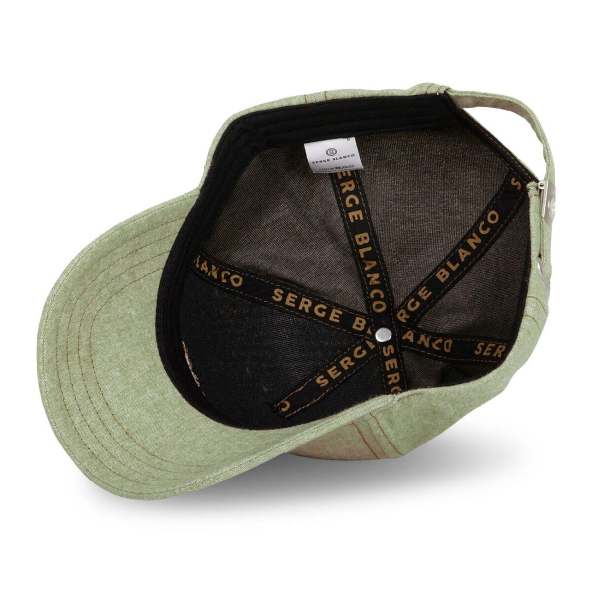 SERGE BLANCO Casquette Baseball homme chambray effet denim Jean