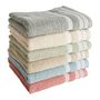 Voir la diapositive 1 : ACTUEL Drap de bain uni en polycoton recyclé 450gsm