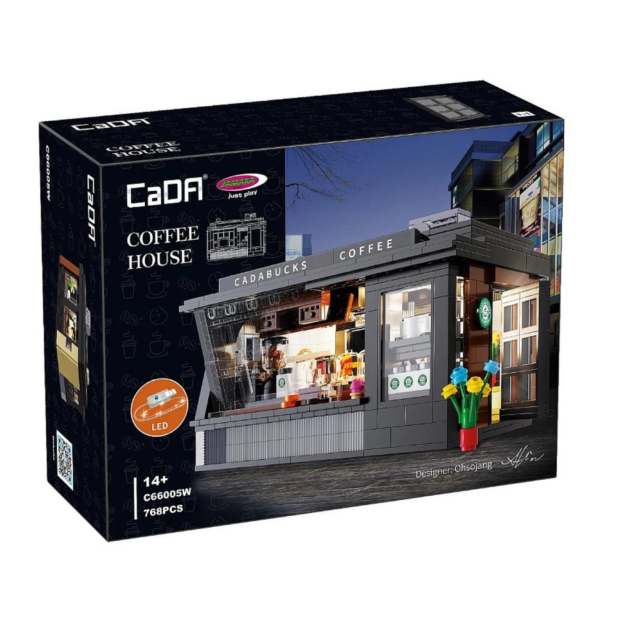 Voir la diapositive 3 : Jamara CaDA maquette boutique Café Bricks