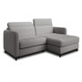 Voir la diapositive 1 : BEST MOBILIER Sagada - canapé d'angle droit 4 places - convertible avec coffre et têtières - en tissu bouclette