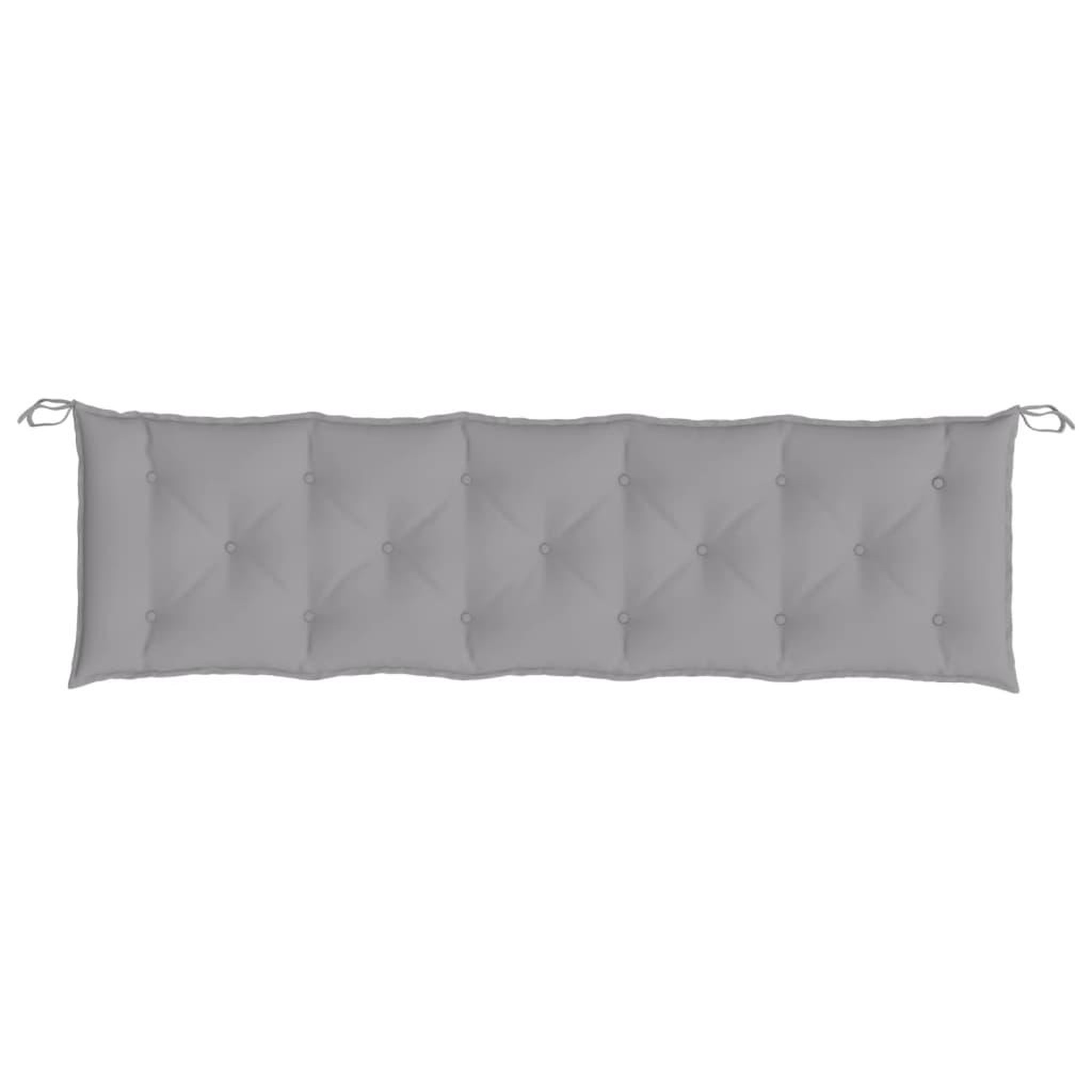 Voir la diapositive 4 : VIDAXL Coussin de banc de jardin gris 180x50x7 cm tissu oxford