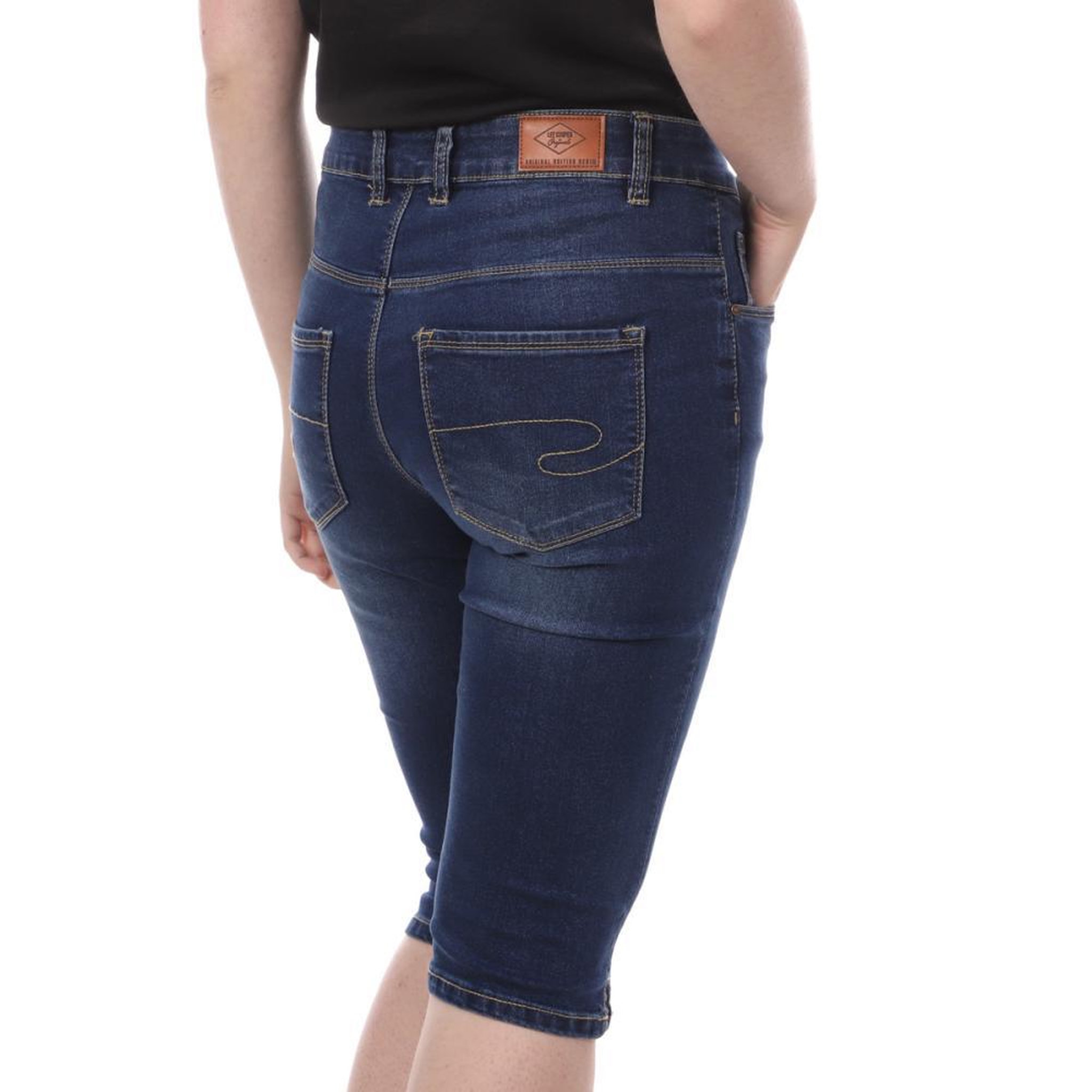 Voir la diapositive 2 : Lee Cooper Pantacourt  brut Femme Lee Cooper Ozija