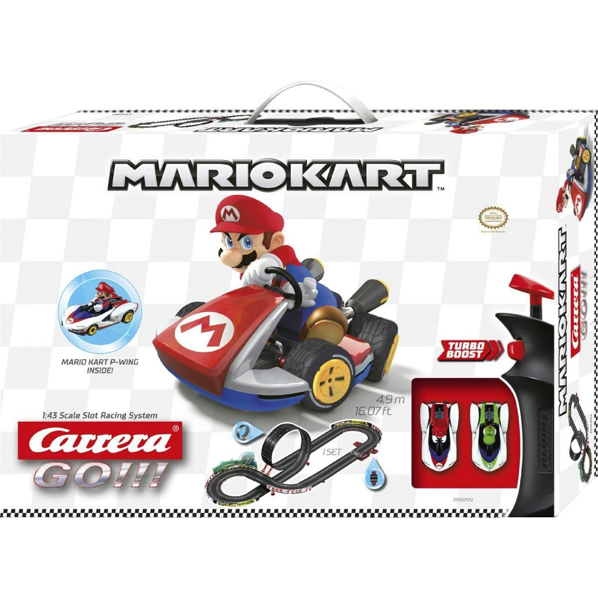 Voir la diapositive 1 : Carrera Circuit de course Carrera Nintendo Mario Kart - P-Wing