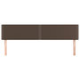 Voir la diapositive 3 : VIDAXL Tetes de lit 2 pcs Marron 90x5x78/88 cm Similicuir
