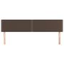 Voir la diapositive 3 : VIDAXL Tetes de lit 2 pcs Marron 90x5x78/88 cm Similicuir
