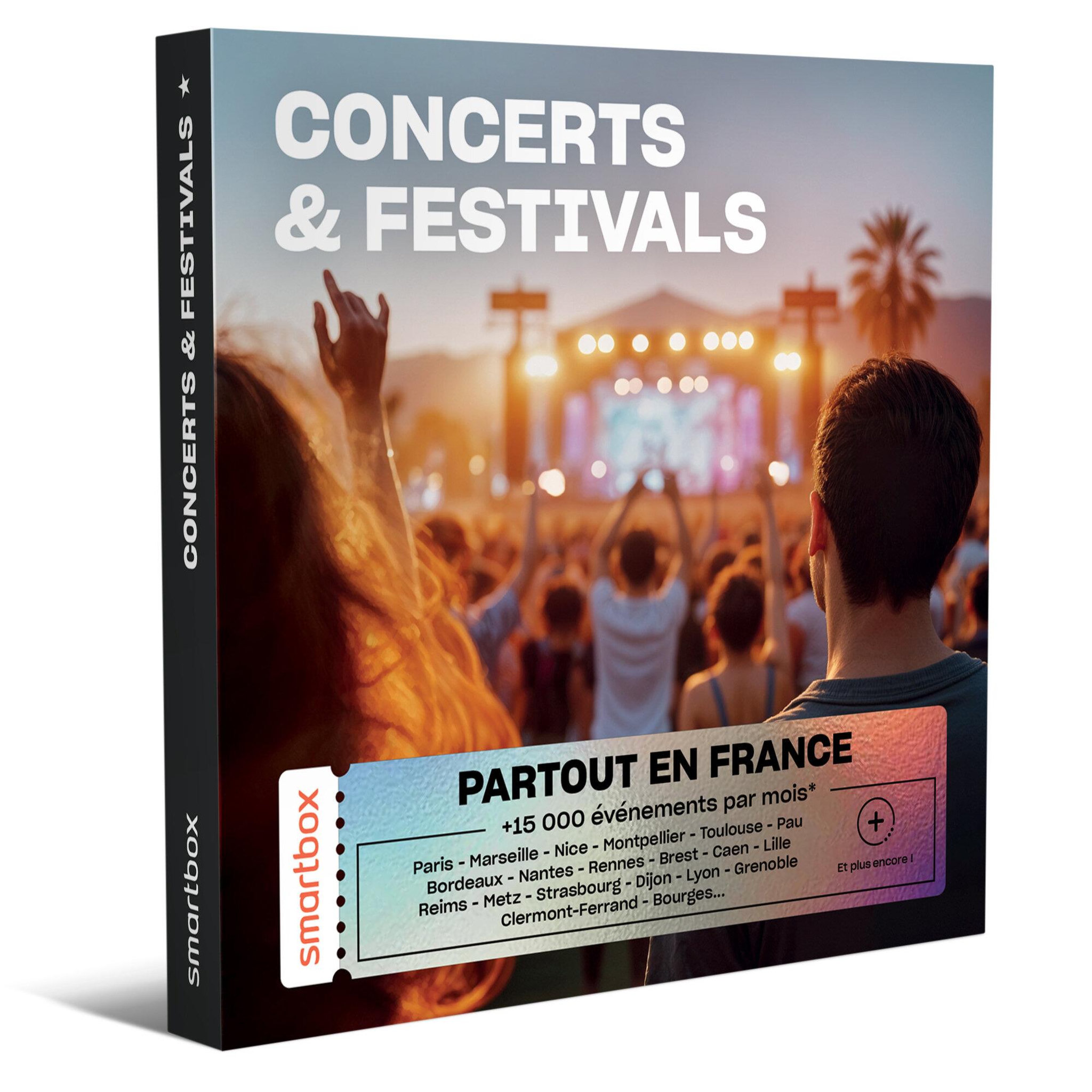 Smartbox Concerts & festivals - coffret cadeau sport & aventure