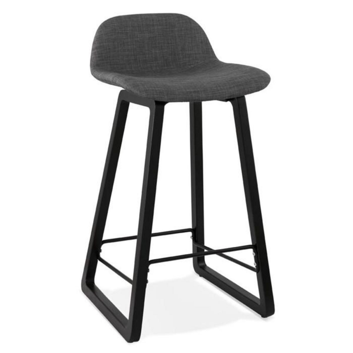 Paris Prix Tabouret de Bar  Talik  86cm Gris Foncé & Noir