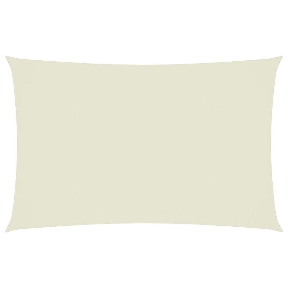 VIDAXL Voile de parasol tissu oxford rectangulaire 2,5x5 m creme