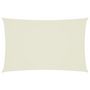 Voir la diapositive 2 : VIDAXL Voile de parasol tissu oxford rectangulaire 2,5x5 m creme