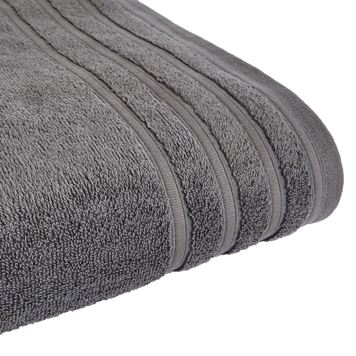 ACTUEL Drap de bain uni en coton bouclé 500 gr/m2