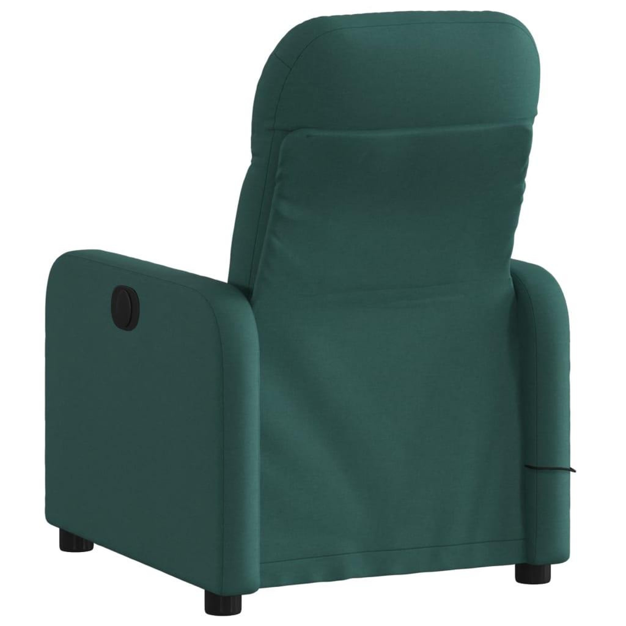 Voir la diapositive 4 : VIDAXL Fauteuil de massage inclinable electrique Vert fonce Tissu