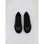 GEOX Chaussures basses cuir ou simili Geox Renan black uomo sneakers  7-374