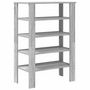 Voir la diapositive 6 : VIDAXL Étagère à chaussures sonoma gris 61x32x87,5 cm bois ingénierie
