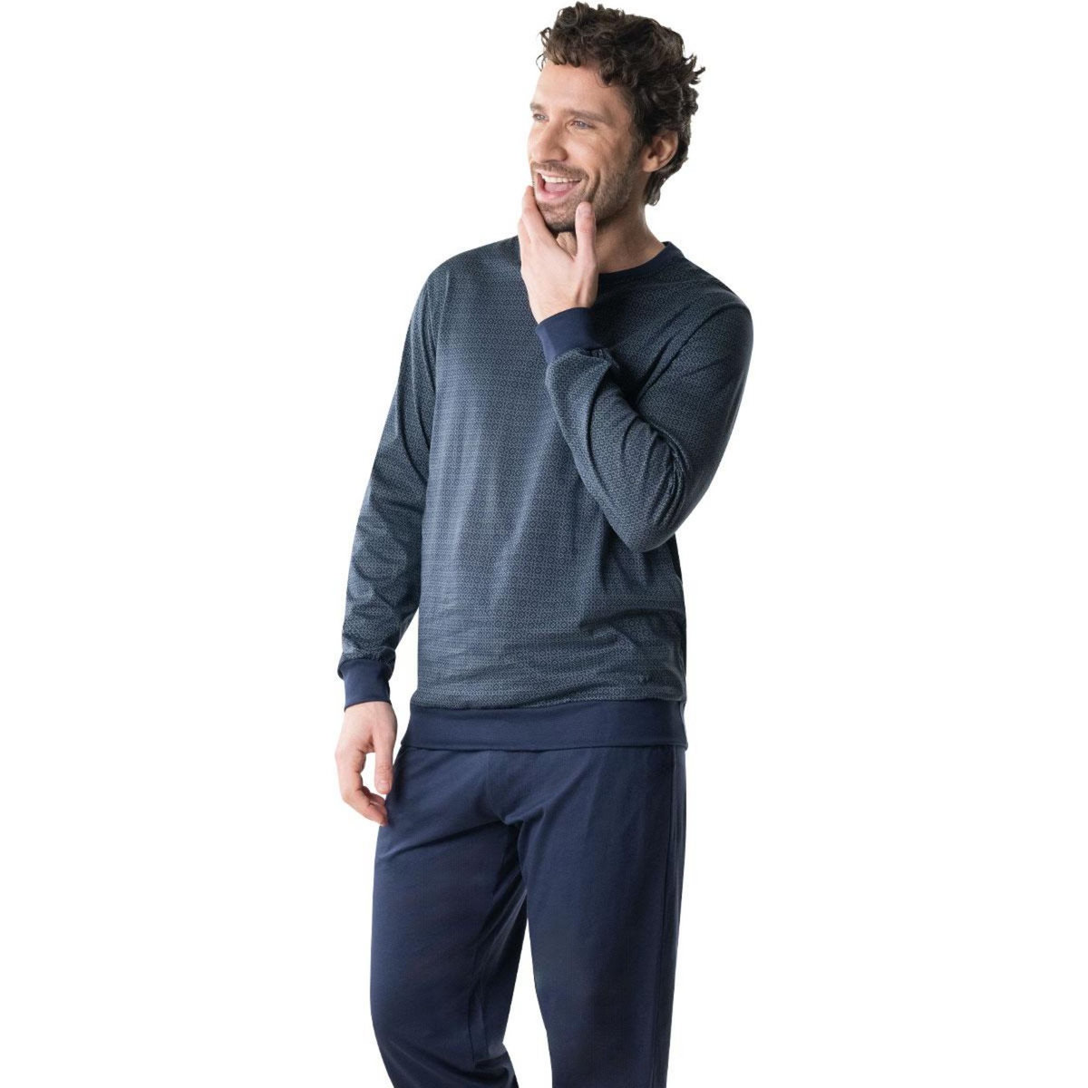 Eminence Pyjama long col rond homme Mercerisé