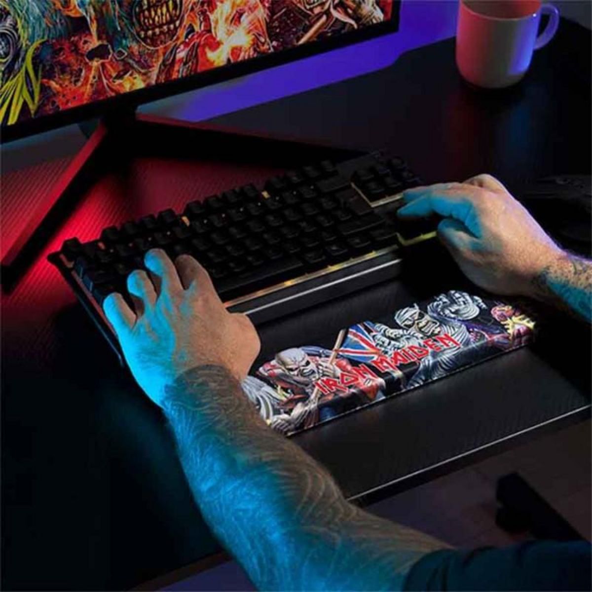 Subsonic Repose poignet pour clavier Iron Maiden
