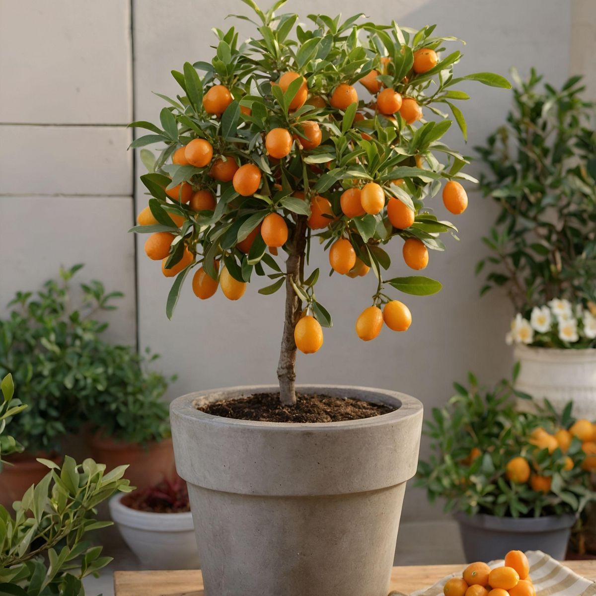 PLANT IN A BOX Mélange de citrons - Set de 3 - Citrus limon - Hauteur 25-40cm - ⌀9cm