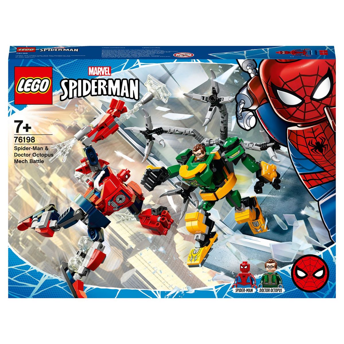 LEGO Spider-Man 76198 La bataille des robots de Spider-Man et Docteur Octopus