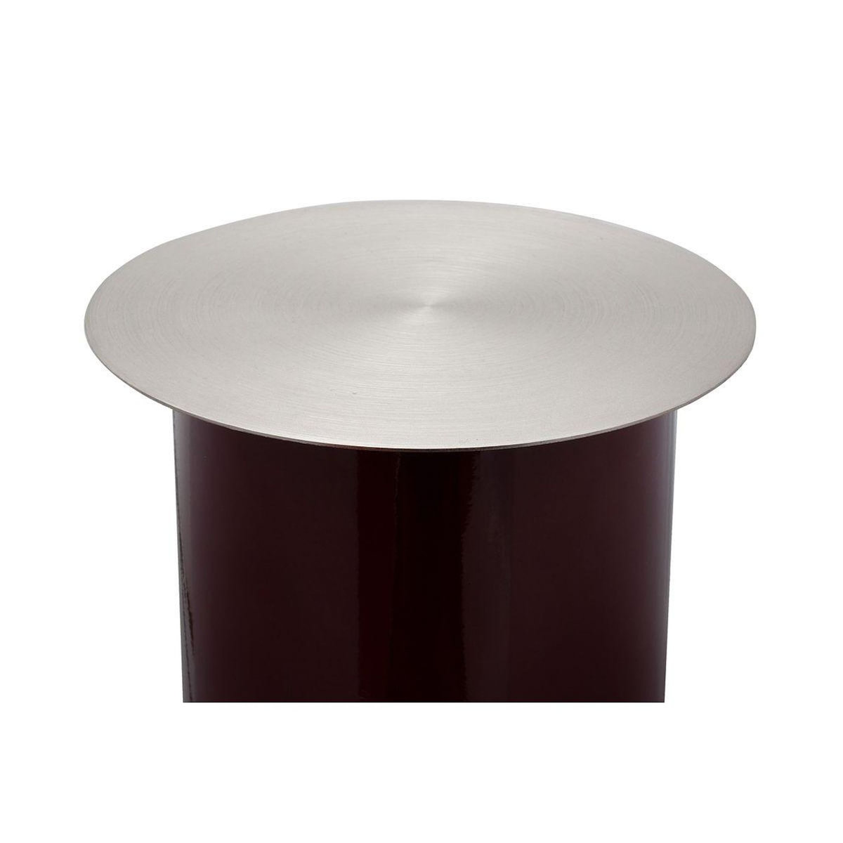 Paris Prix Bougeoir de Sol  Colby  40cm Prune & Argent