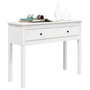 Voir la diapositive 4 : VIDAXL Table console Blanc 100x35x75 cm Bois massif de pin