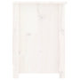 Voir la diapositive 5 : VIDAXL Meuble TV Blanc 103x36,5x52 cm Bois de pin massif