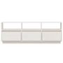 Voir la diapositive 5 : VIDAXL Meuble TV Blanc 140x37x50 cm Bois de pin massif