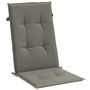 Voir la diapositive 5 : VIDAXL Coussins de chaise a dossier haut lot de 6 gris fonce melange