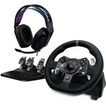 Logitech Volant + Pédalier Volant G920 + Casque G335 Noir