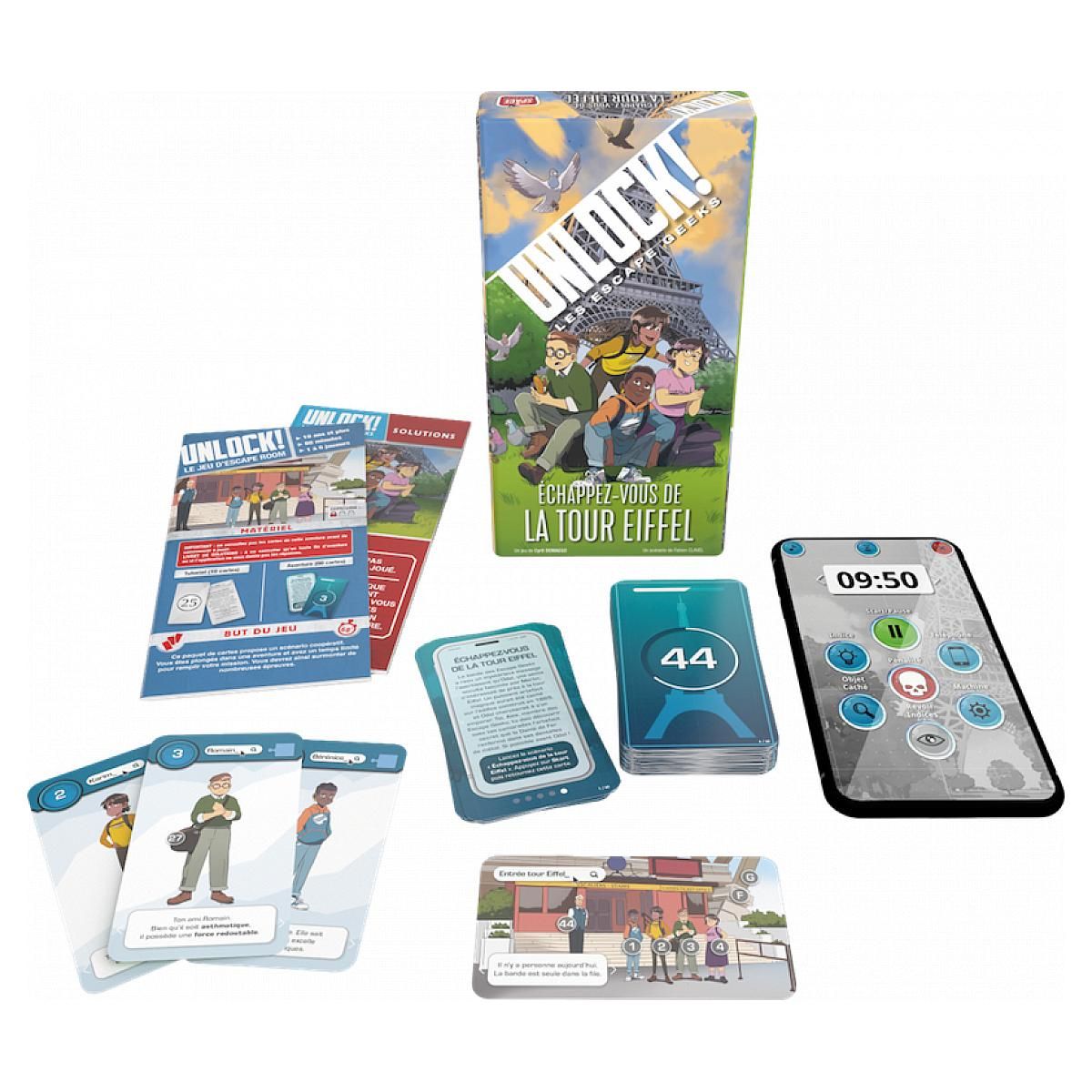 Space cowboys Unlock Escape geeks : la Tour Eiffel