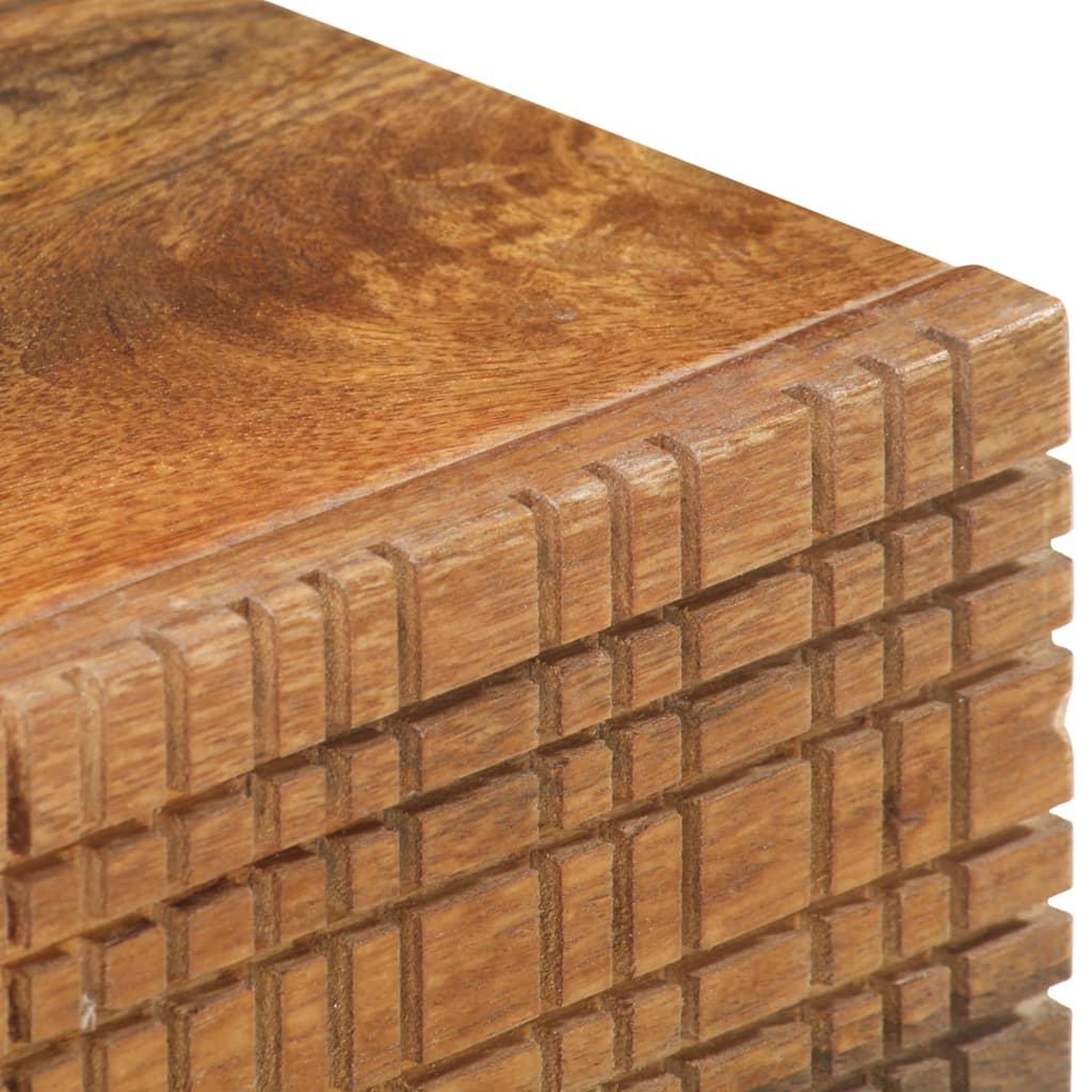 Voir la diapositive 5 : VIDAXL Table basse 90x45x40 cm Bois de manguier massif