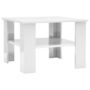 Voir la diapositive 2 : VIDAXL Table basse Blanc brillant 60x60x42 cm Bois d'ingenierie