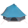 Voir la diapositive 5 : VIDAXL Tente Familiale Tipi Bleue Imperméable pour 8 Personnes