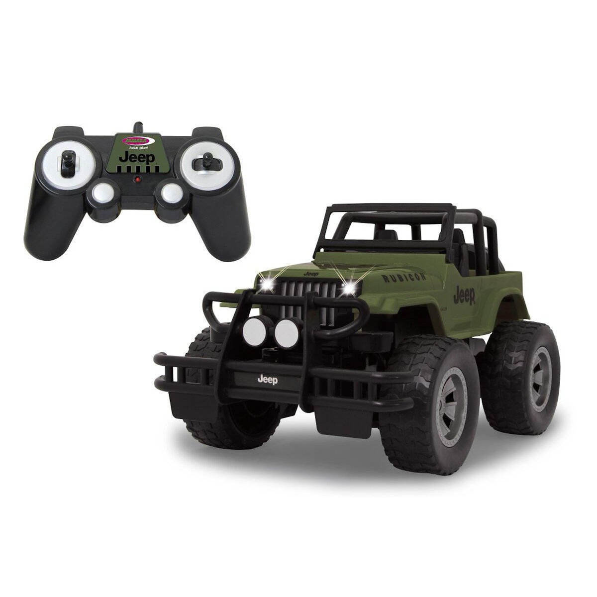 Jamara Voiture télécommandée Jeep Wrangler Rubicon 1:14 vert olive 2,4GHz