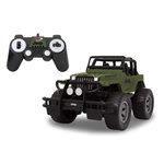 Jamara Voiture télécommandée Jeep Wrangler Rubicon 1:14 vert olive 2,4GHz