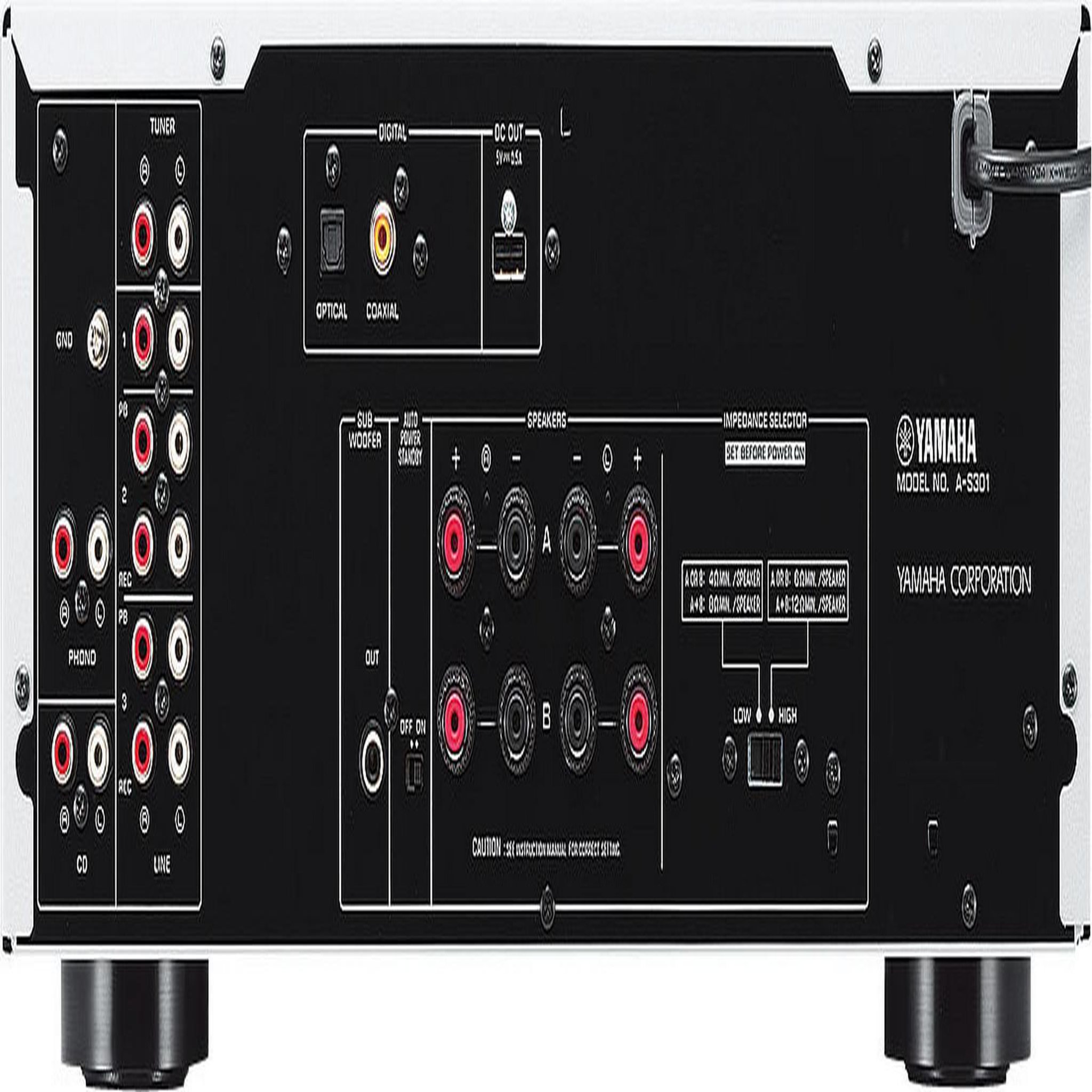 Voir la diapositive 2 : Yamaha Amplificateur hi-fi 2x60w - AS301 SILVER